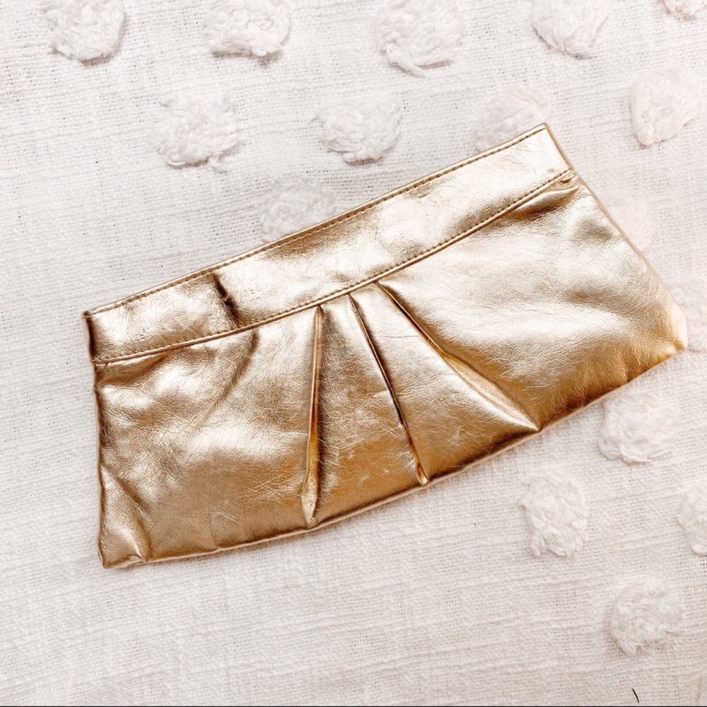 Metallic Gold Boutique Clutch
